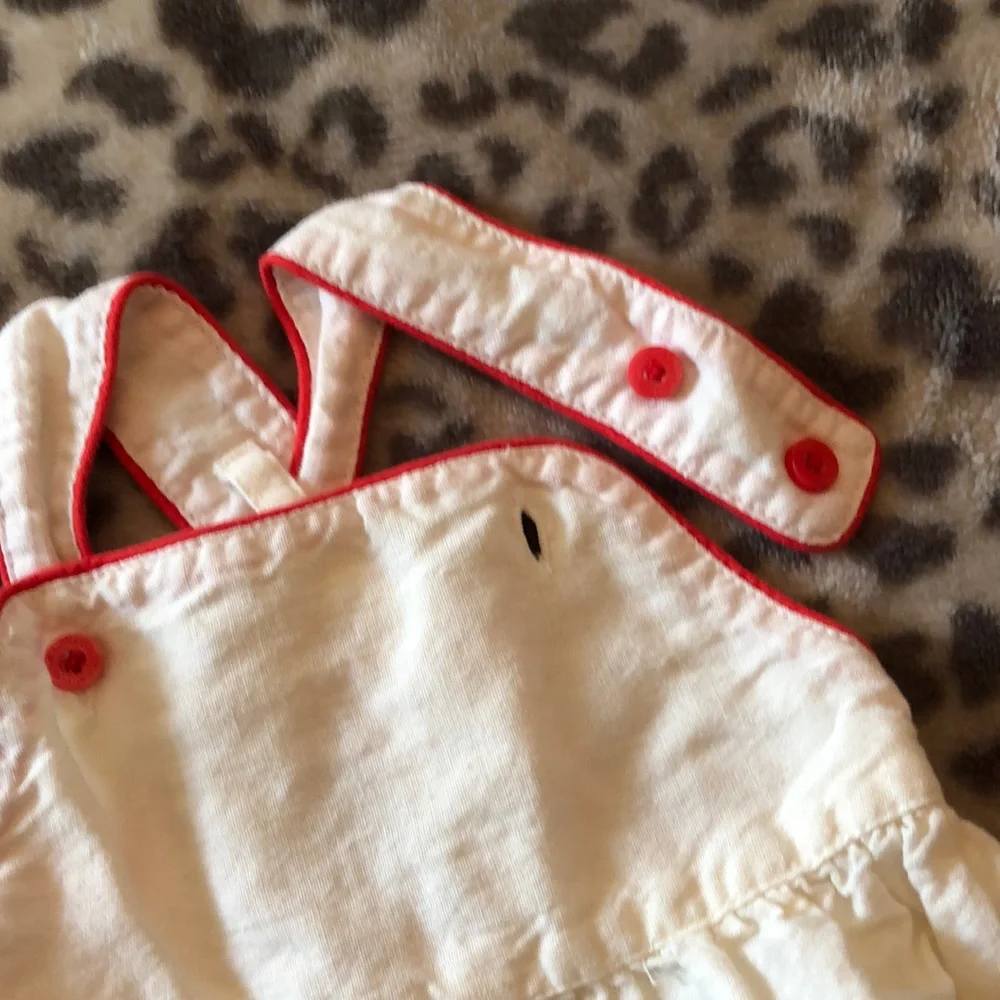 babyGap Linen Blend Cross Back Dress 0-3 months